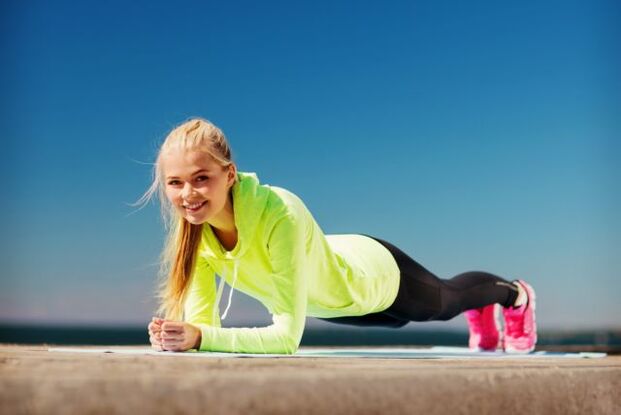 latihan plank