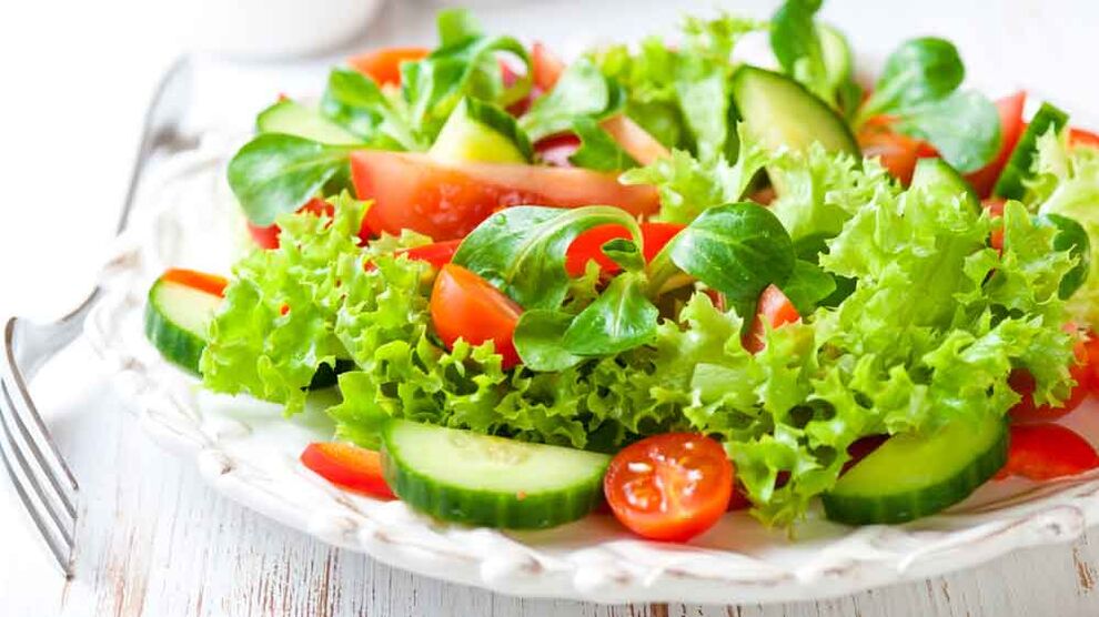salads sayur seger pikeun leungitna beurat